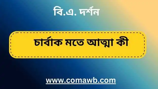 চার্বাক মতে আত্মা কী 