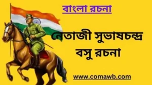 নেতাজী সুভাষচন্দ্র বসু রচনা