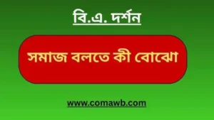 সমাজ বলতে কী বোঝো