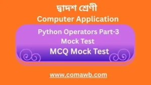 Python Operators Part-3 Mock Test